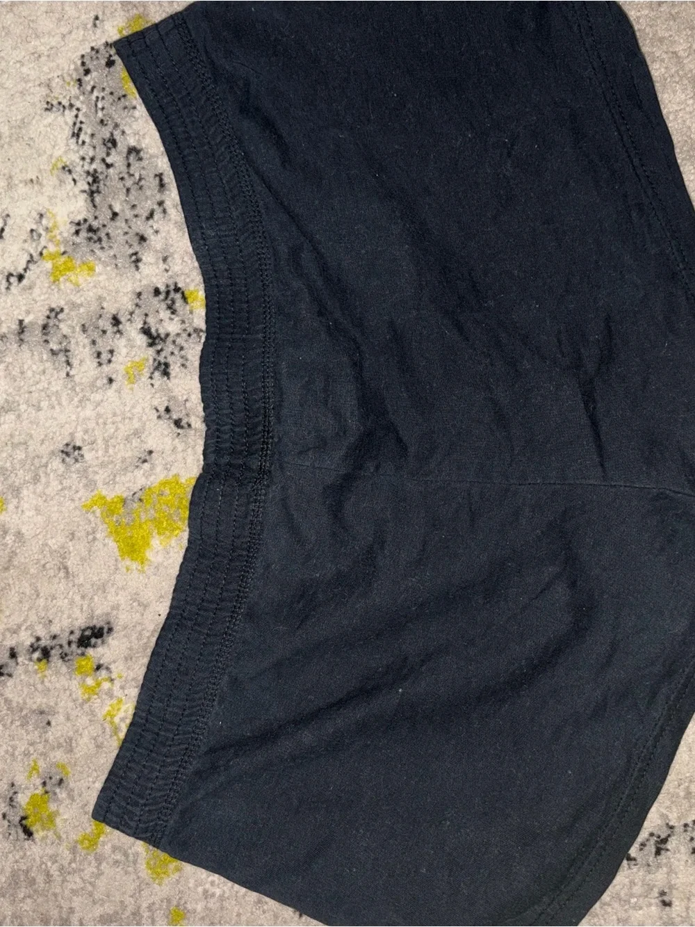 Joe Boxer Black Shorts with Yellow Graphic